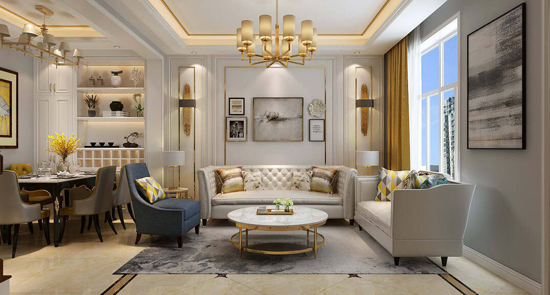 宝龙大沽河艺术村,美式气概