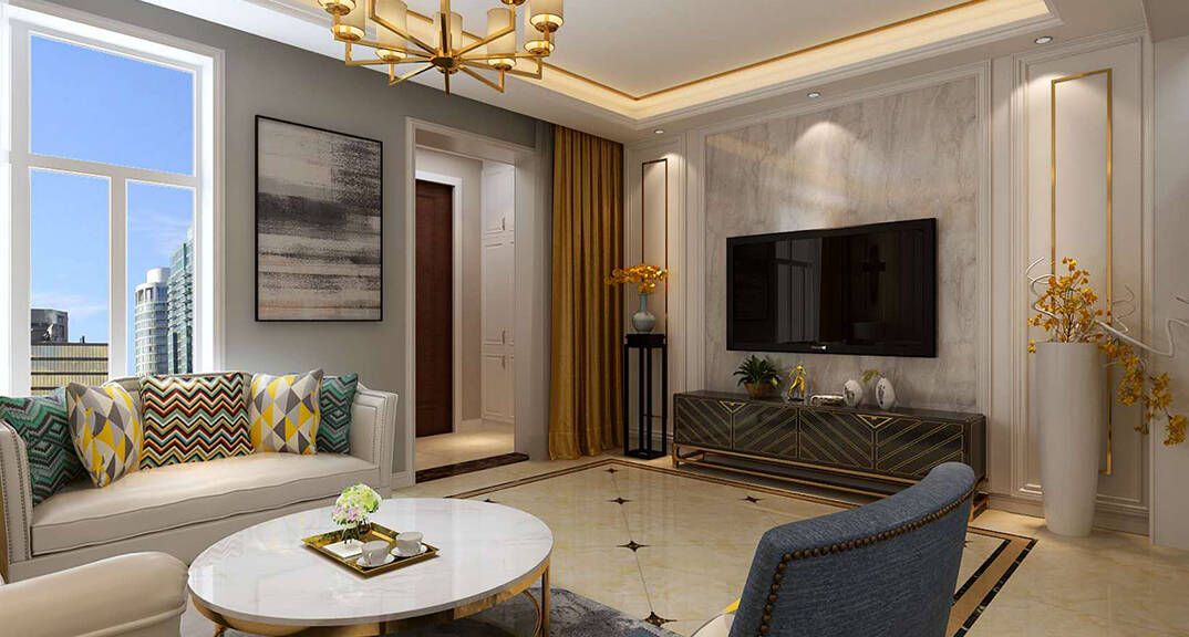 宝龙大沽河艺术村,美式气概