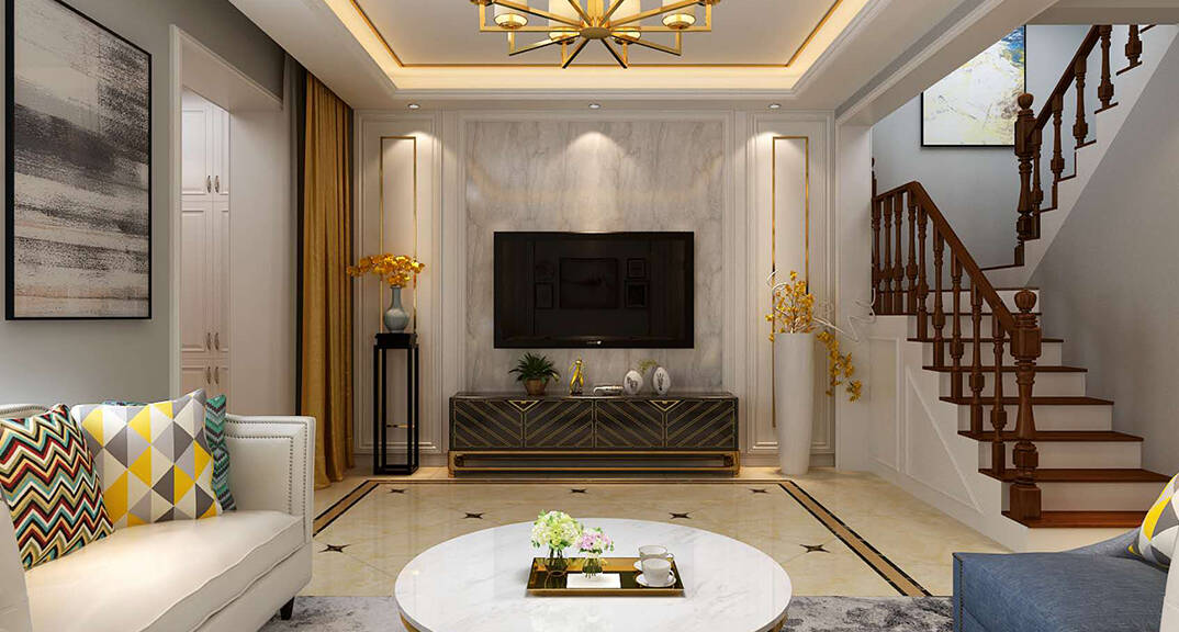 宝龙大沽河艺术村,美式气概