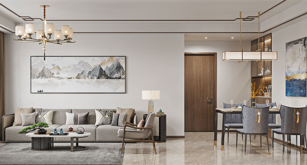 鲁商蓝岸公馆,新中式气概